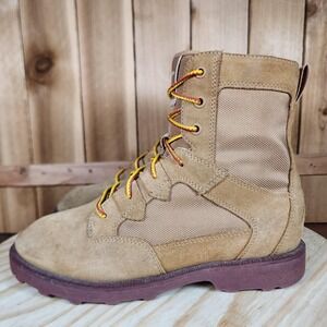 Sorel Caribou OTM Boots Mens 7 Beige Suede‎ Hiking Outdoor Combat Waterproof